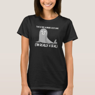 T-shirt Joli Sceau Pour Hommes Femmes Zoo Lion Mer Animal
