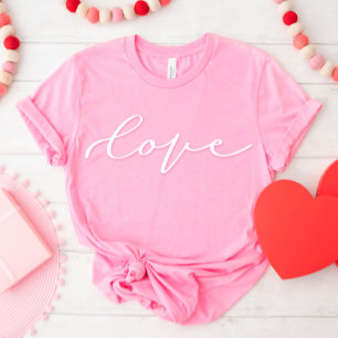 T-shirt Joli script d'amour Saint-Valentin Chemise de la S