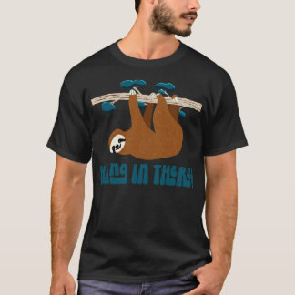 T-shirt Joli Sloth Animal Hang Là