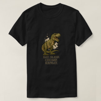 T-shirt Joli T-Rex Dinosaur Jouer Conception Préhistorique