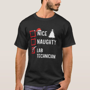 T-shirt Joli Technicien de Laboratoire Noël Mauvais Drôle 