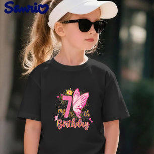 T-shirt Joli Tee 'Mon 7e Anniversaire' Cadeau Princesse Ro