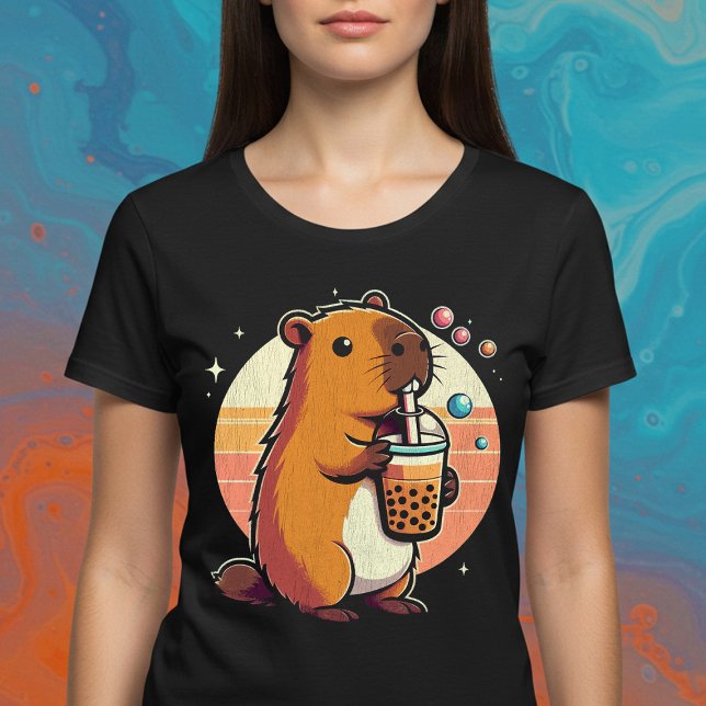 T-shirt Joli thé bulle Capybara (Créateur téléchargé)