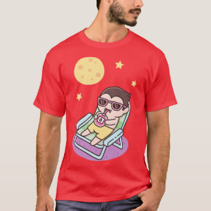 T-shirt Joli Vampire g Et Profiter D'Un Bain De Lune Amusa