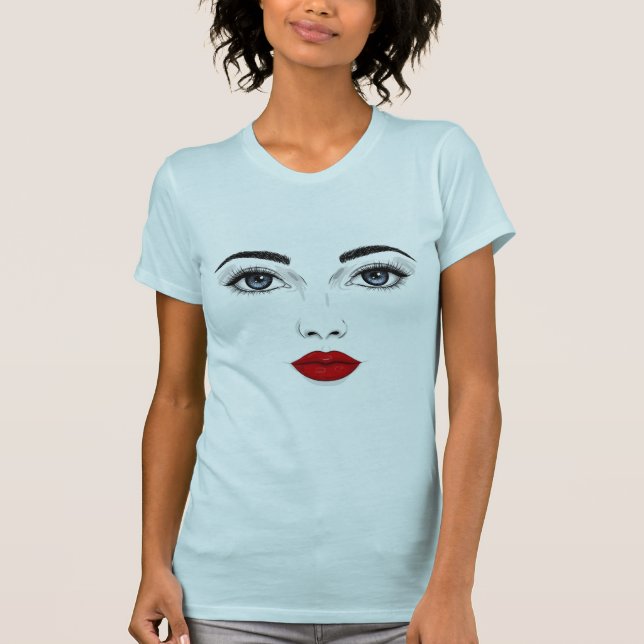 T-shirt Joli visage (Devant)