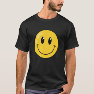 T-shirt Joli Visage Sourire Pour Les Femmes Hommes Enfants