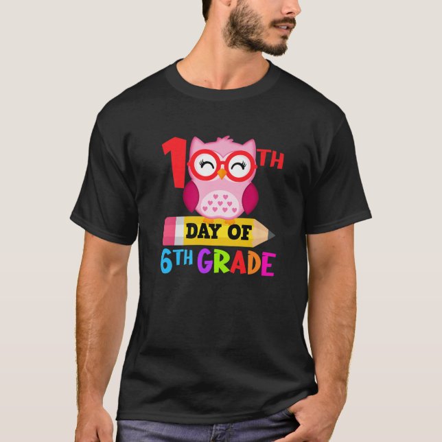 T-shirt Jolie 100e Jour De 6e Année Enseignants Cadeaux Ch (Devant)