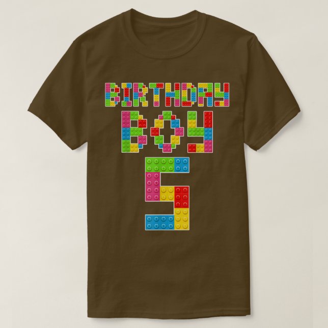 T-shirt Jolie 5e anniversaire Tee 5 ans Bâtiment B (Design devant)
