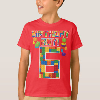 T-shirt Jolie 6e anniversaire Cadeau 6 ans Bâtiment de l'é
