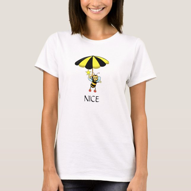 T-shirt Jolie abeille à bourdons (Devant)