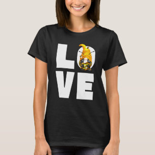 T-shirt Jolie Abeille Motif Pour Les Femmes Aimer Miel Jau