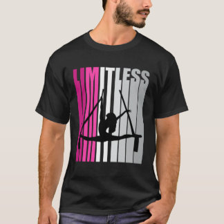 T-shirt Jolie Aérienne Filles Rose Limitless Air Yoga Air