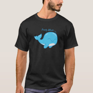 T-shirt Jolie baleine mignonne baleine souriante