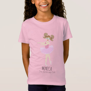 T-Shirt Jolie Ballerina fille fête d'anniversaire