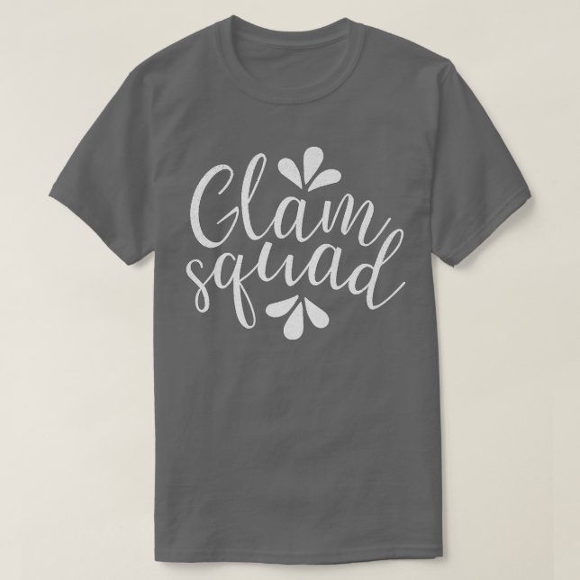 T-shirt Jolie Bridesmaid Bachelorette Party Mariée Glam Sq (Design devant)