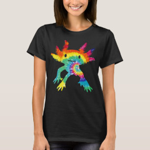 T-shirt Jolie Cravate-Dye Axolotl Chemise Enfants Garçon S