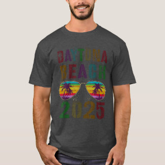 T-shirt Jolie DAYTONA BEACH 2025 Vacances Lune de miel Chu