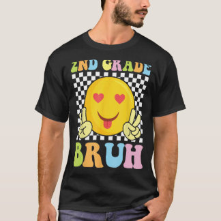 T-shirt Jolie Emotion Face Émotion Étudiant de retour à l'