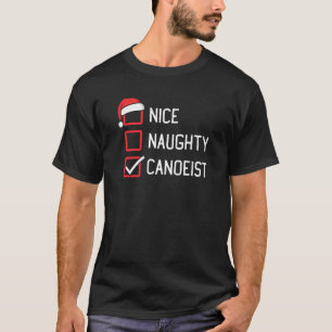 T-shirt Jolie Famille de Canoïstes Vilains Église de Noël