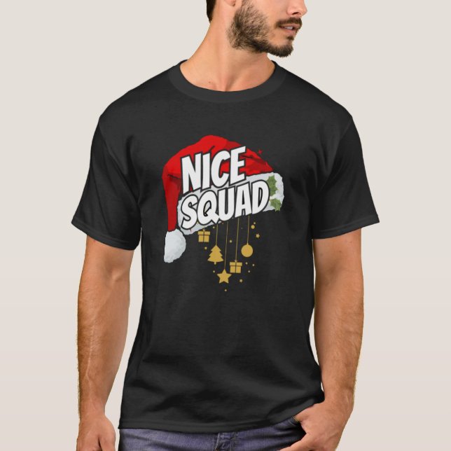 T-shirt Jolie famille Noël (Devant)