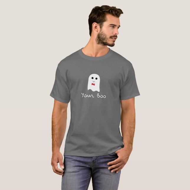 T-shirt Jolie Fantôme Votre Boo Joyeuse Chemise Halloween (Devant entier)