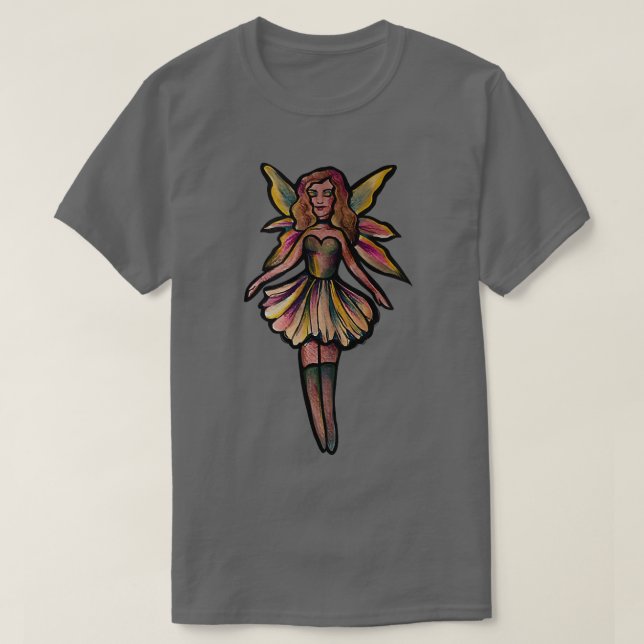 T-shirt Jolie fée d'art de fées druides conceptions par La (Design devant)