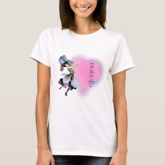 T-shirt Jolie fée de coeur Vintage - customisez-la