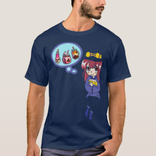 T-shirt Jolie Fille Anime Aime Boba Tea Milk Bubble Tea & 