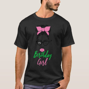 T-shirt Jolie fille d'anniversaire aka tee