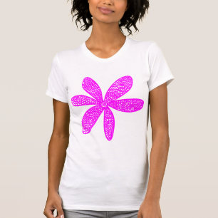 T-shirt Jolie Fleur - Magenta