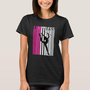 T-shirt Jolie Gymnastique rythmique Squad Girl Kid Pink Li