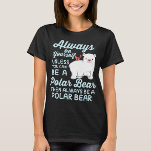 T-shirt Jolie Ice Porte Un Ours Polaire Lover