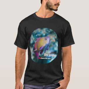 T-shirt Jolie impression de goldie de mer