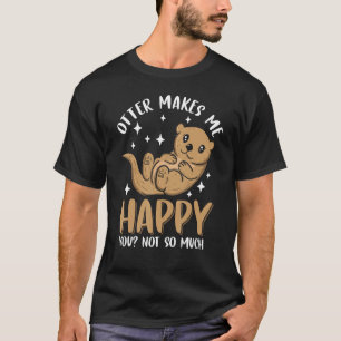 T-shirt Jolie loutre pour femme poisson loutre loutre de m