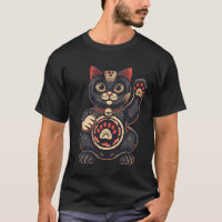 jolie Maneki Neko imprimé chat japonais