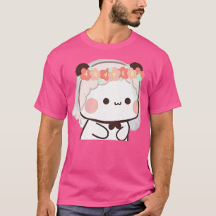 T-shirt Jolie Mariée Bubu Ours Et Panda Couple Pêche Et Al