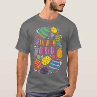 T-shirt Jolie Pâques Pour Les Filles Ados Garçons Couleur 