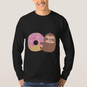 T-shirt Jolie petite fente serrant une beigne