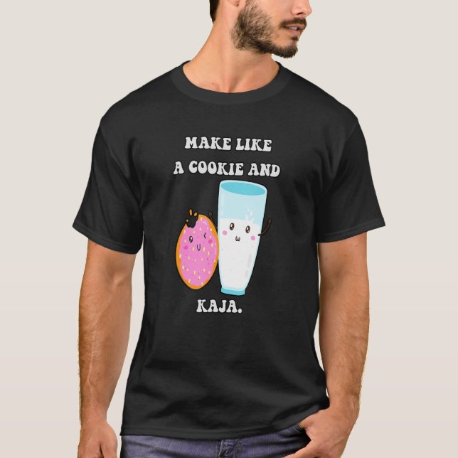 T-shirt Jolie Plaisanterie Coréenne Faire Comme Un Cookie  (Devant)