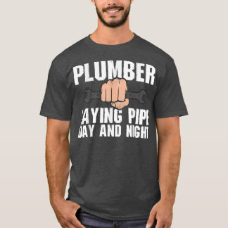 T-shirt Jolie plomberie Le plomberie Jour et nuit