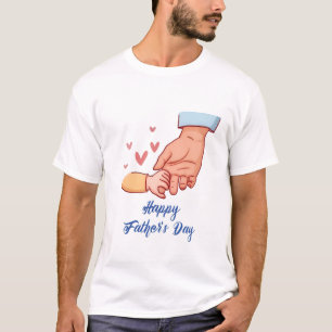 T-shirt Jolie première fête des pères Main qui se tient T-