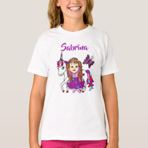 T-shirt Jolie princesse et chemise personnalisée par
