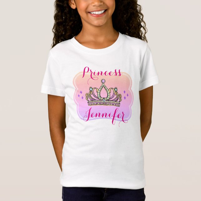 T-Shirt Jolie princesse Personalized (Devant)