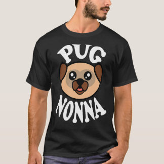 T-shirt Jolie Pug Nonna