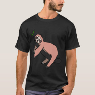 T-shirt Jolie Sloth Dormir Sur Branche