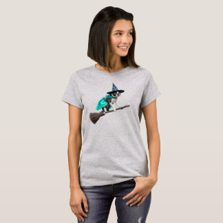 T-shirt Jolie sorcière Boston Terrier