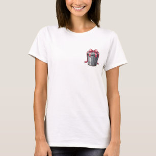 T-shirt Jolie surprise en rose – Emballage fantaisiste de