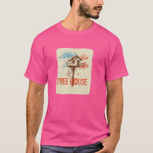 T-shirt Jolie tenue en treehouse colorée