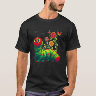 T-shirt Jolie transformation de chenille affamée pour reto