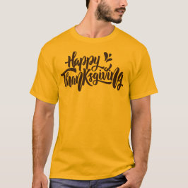T-shirt Jolie typographie pour Thanksgiving